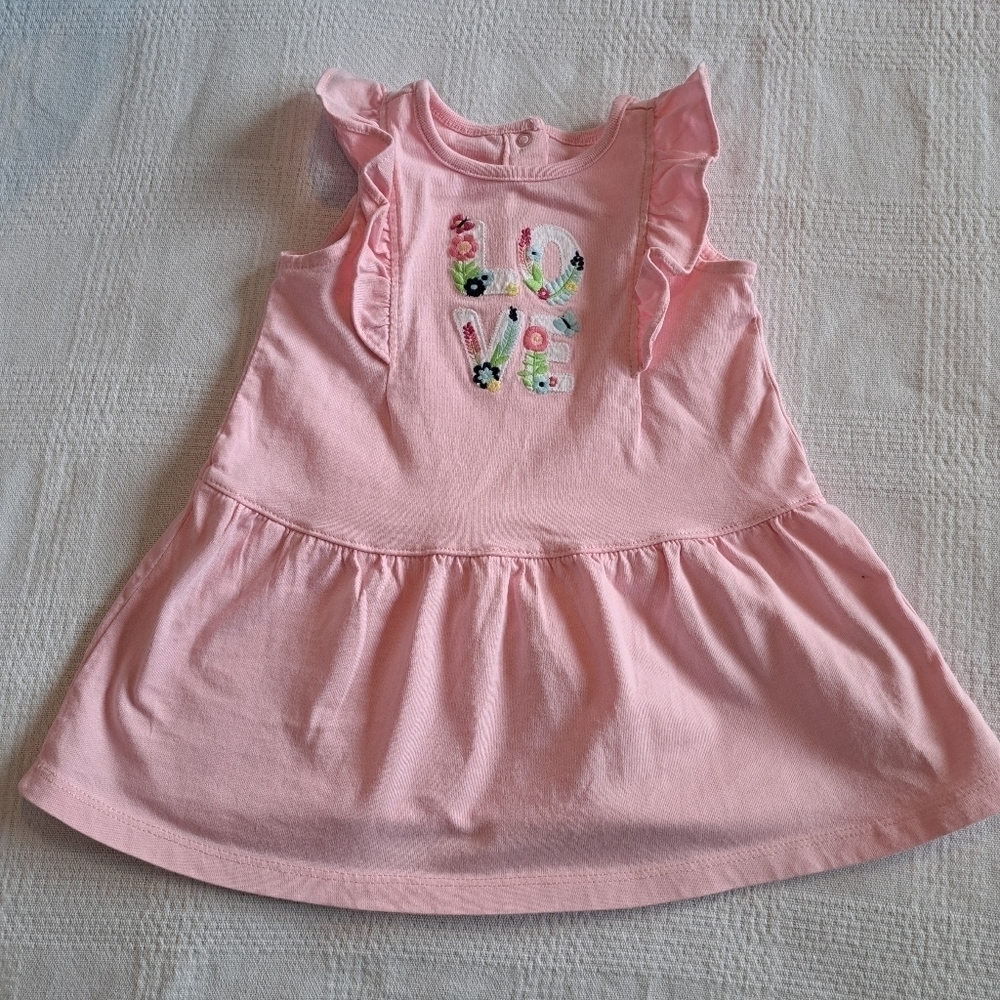 Gymboree girls 6-12 pink dress